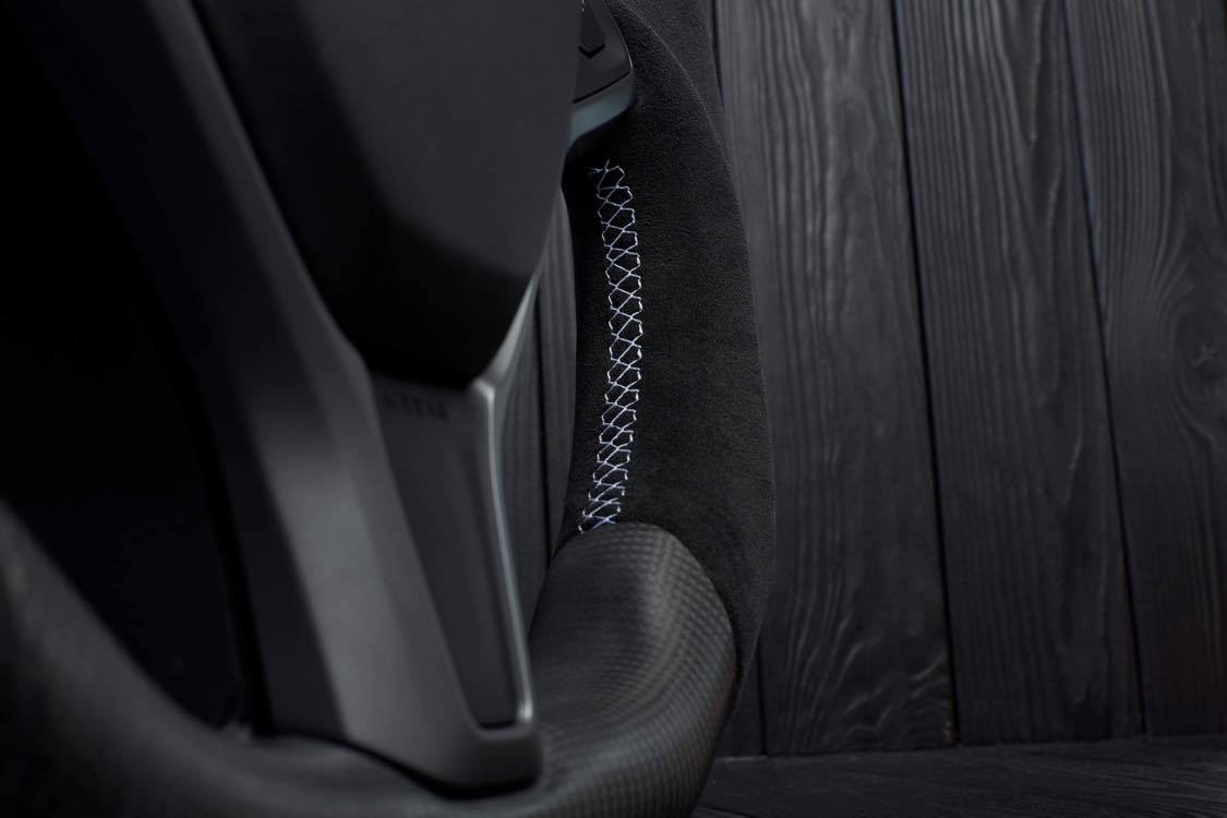 Steering wheel Tesla Model S/X Matte carbon fiber/Alcantara - Image 7