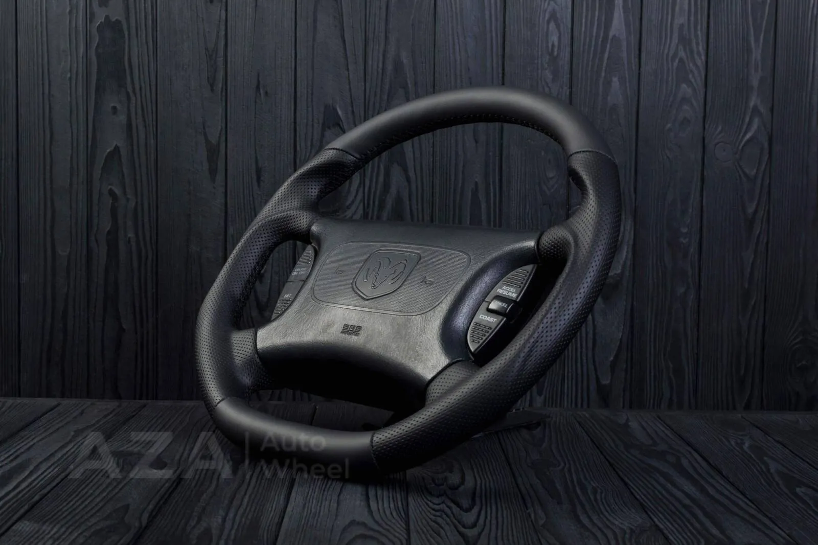 Steering Wheel Dodge Ram 2nd Gen 1998-2002 Perforated leather/Napa - Image 5