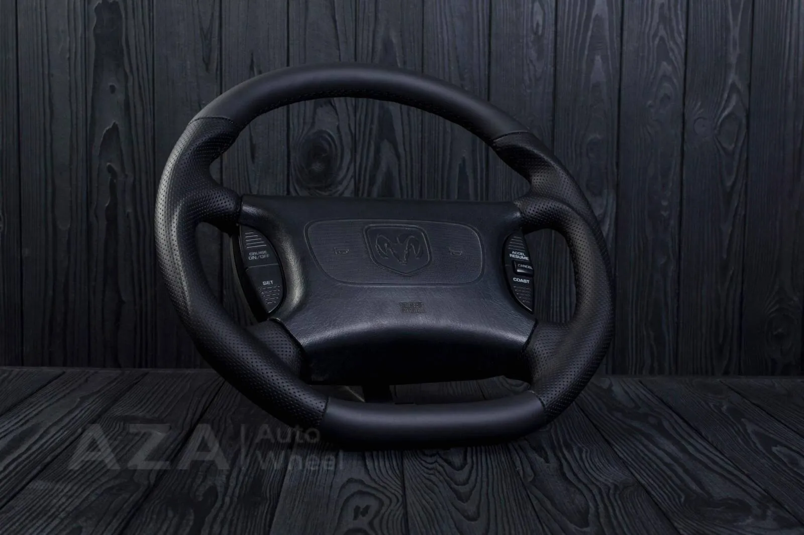 Steering Wheel Dodge Ram 2nd Gen 1998-2002 Perforated leather/Napa - Image 3