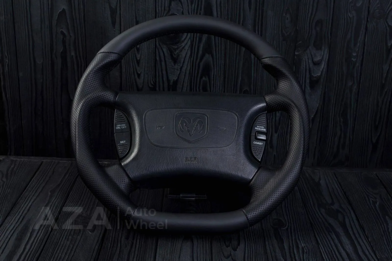Steering Wheel Dodge Ram 2nd Gen 1998-2002 Perforated leather/Napa
