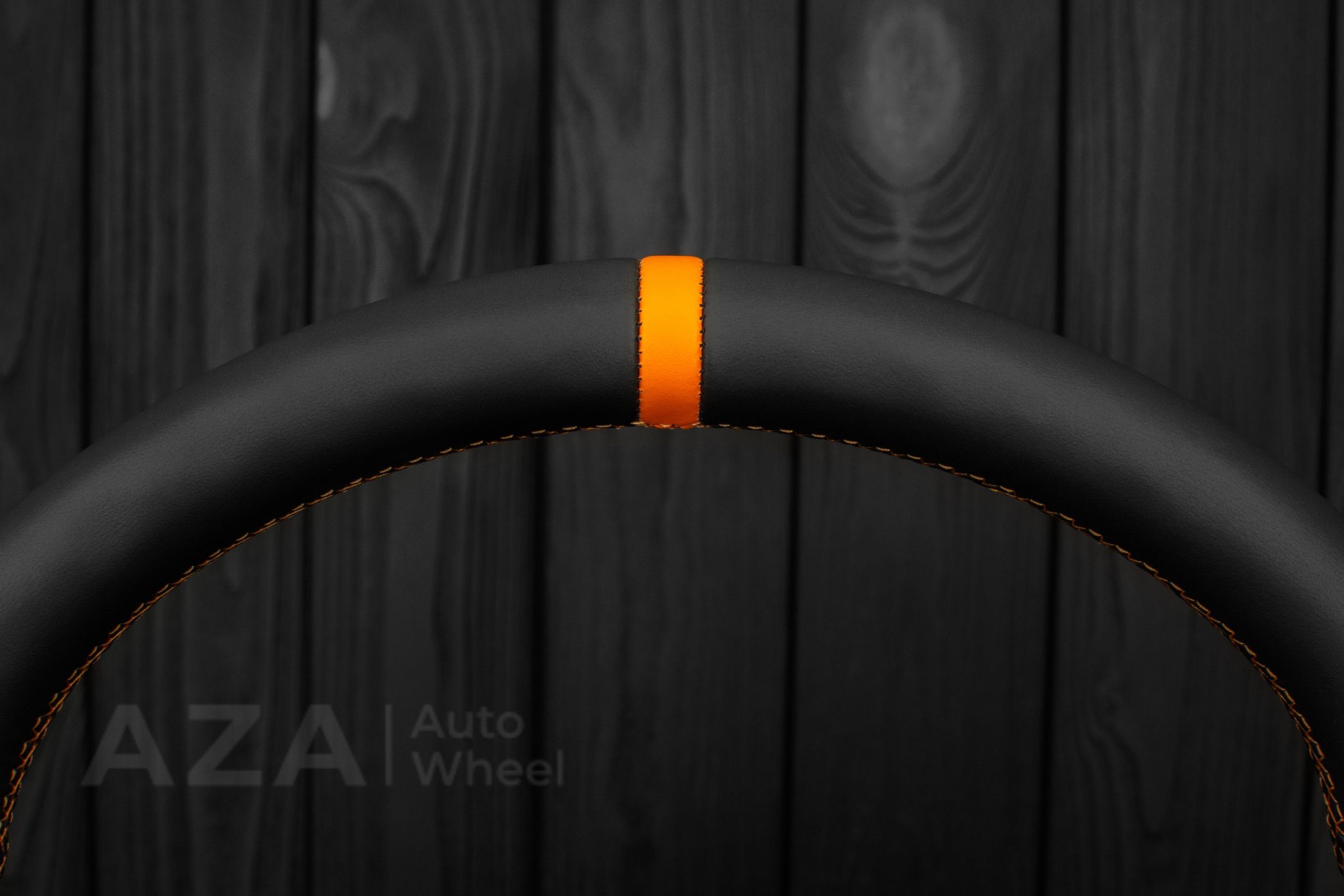 Steering wheel Toyota 4Runner/Tacoma/Tundra/Sequoia 2010+ Napa/Perforated leather/Orange stripe - Image 22