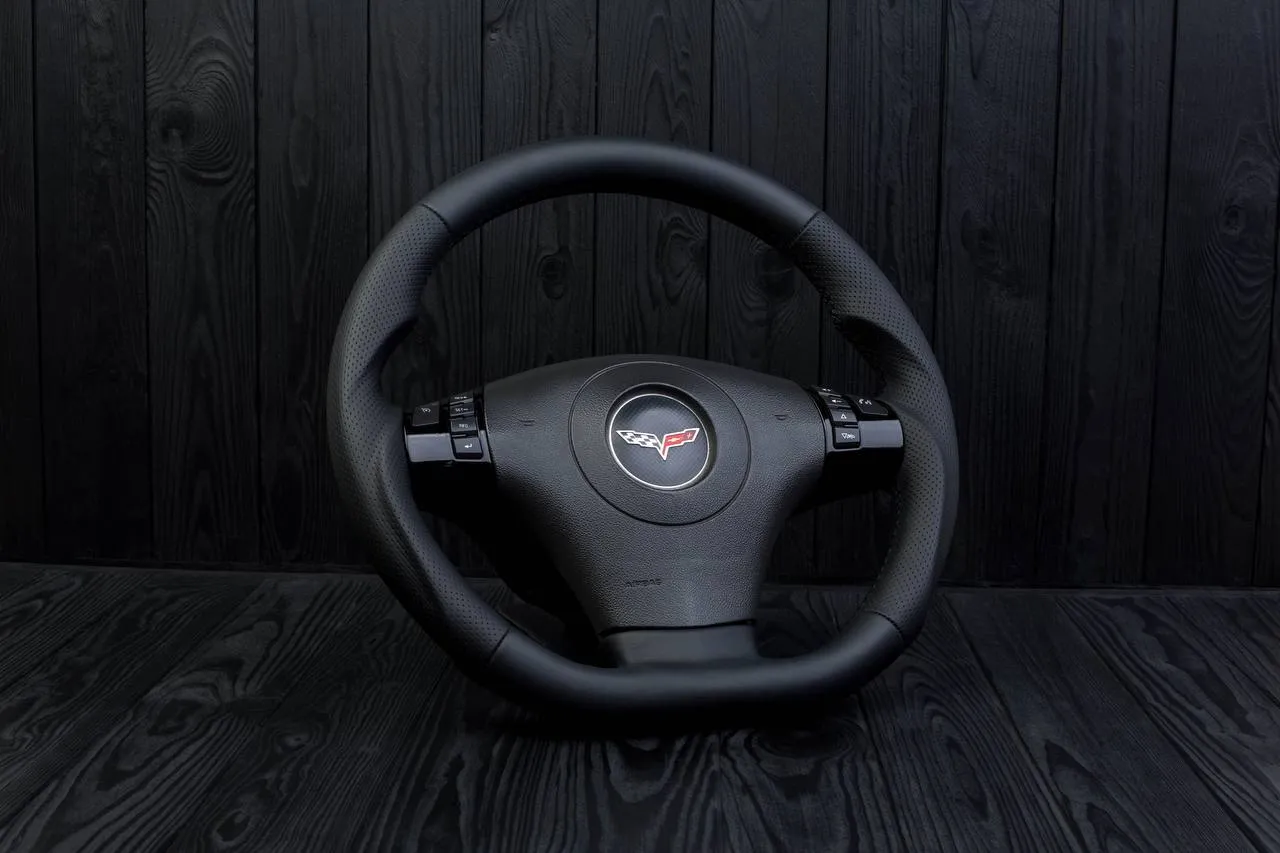 Steering wheel 2006-2011 Corvette C6 Napa/Perforated leather - Image 3