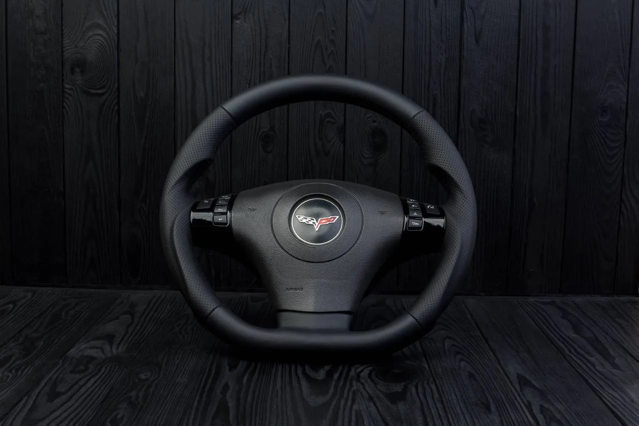 Steering wheel 2006-2011 Corvette C6 Napa/Perforated leather