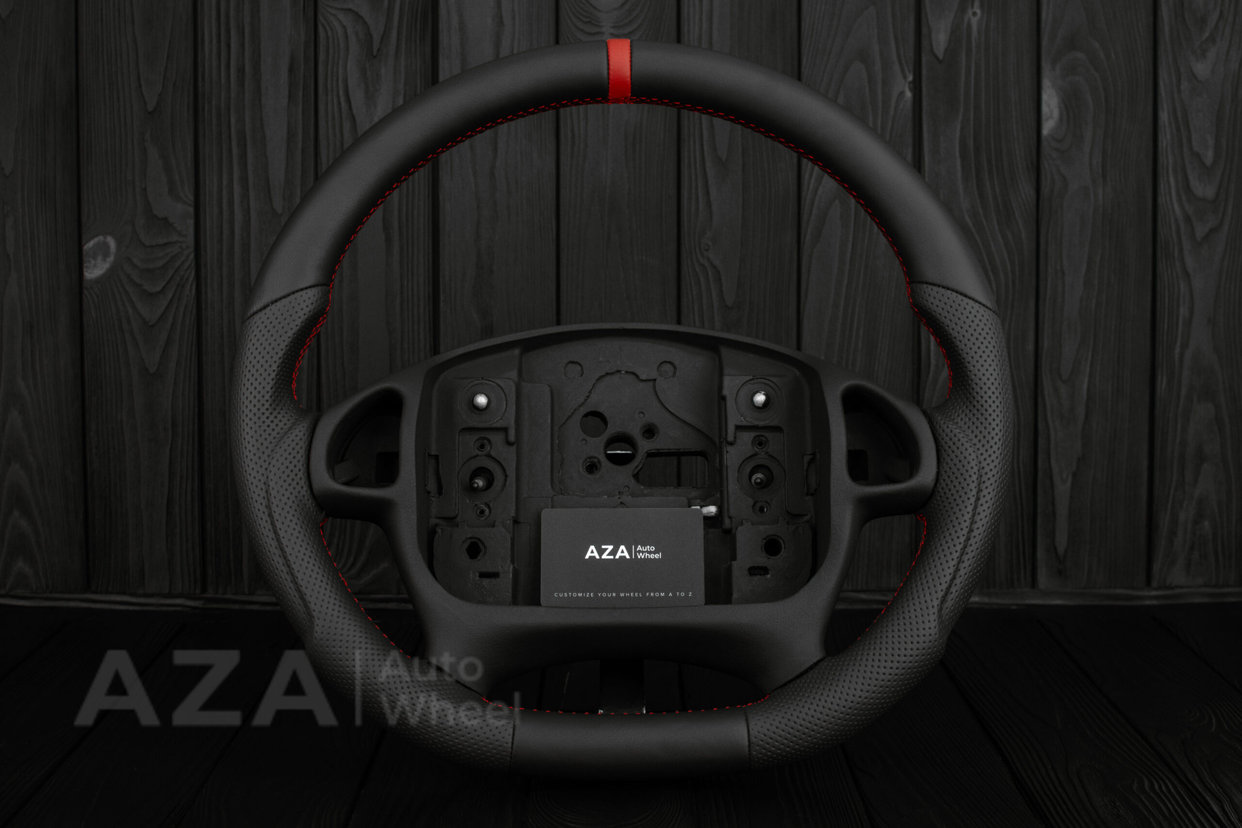 Steering wheel Chevrolet Camaro 2000-2002 (any color stripe and stitch) Napa/Perforated leather/Red stripe