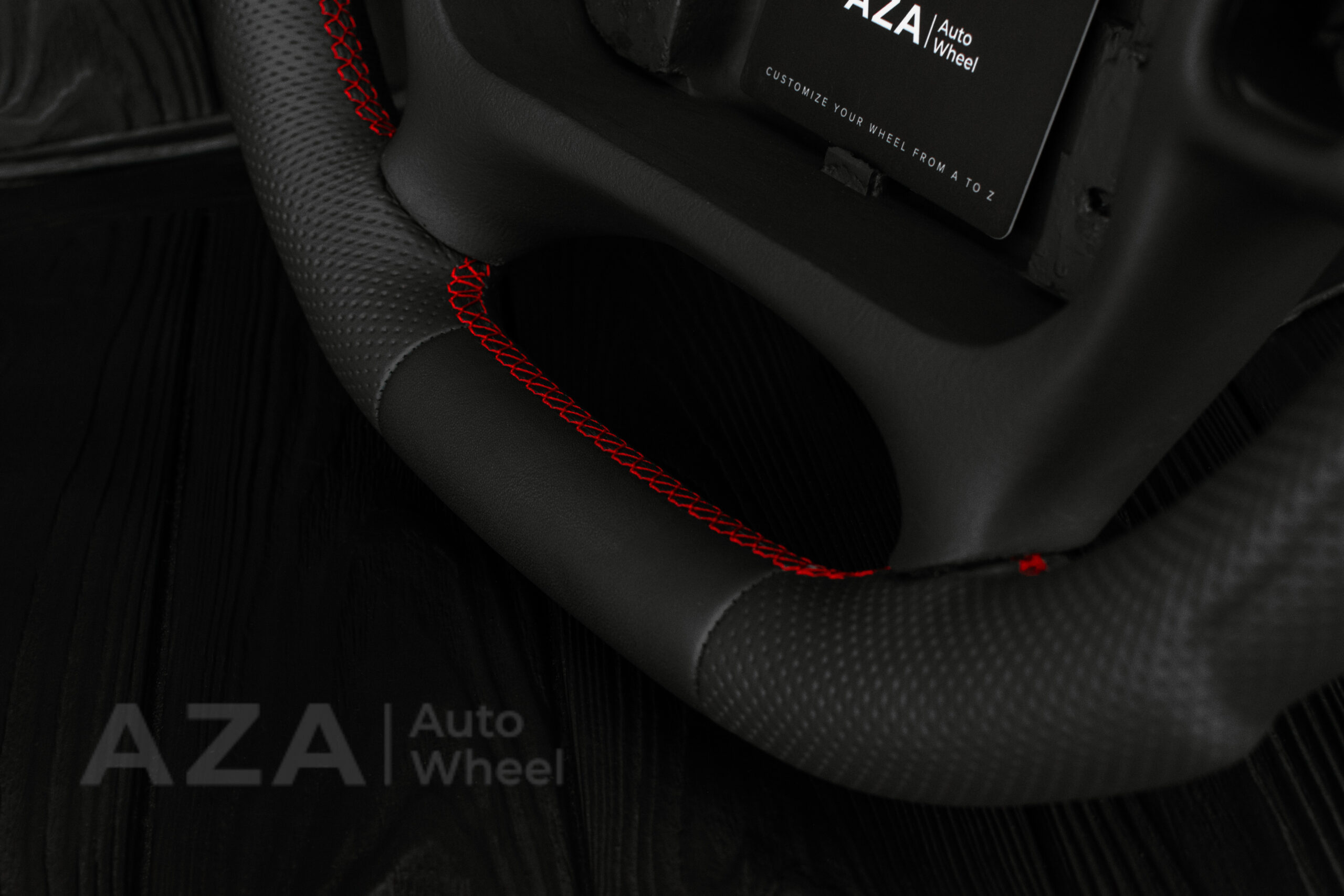 Steering wheel Chevrolet Camaro 2000-2002 (any color stripe and stitch) Napa/Perforated leather/Red stripe - Image 14