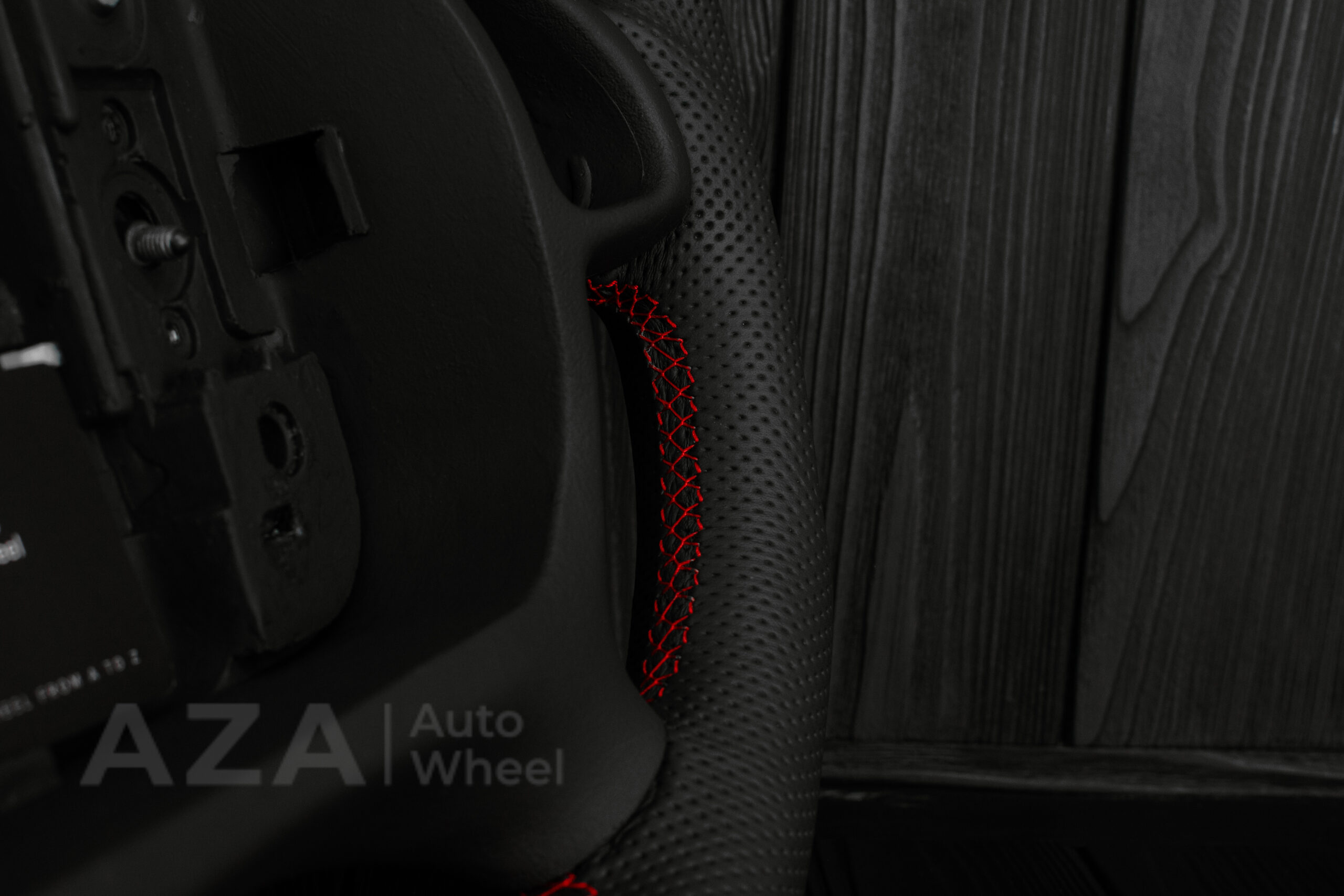 Steering wheel Chevrolet Camaro 2000-2002 (any color stripe and stitch) Napa/Perforated leather/Red stripe - Image 10