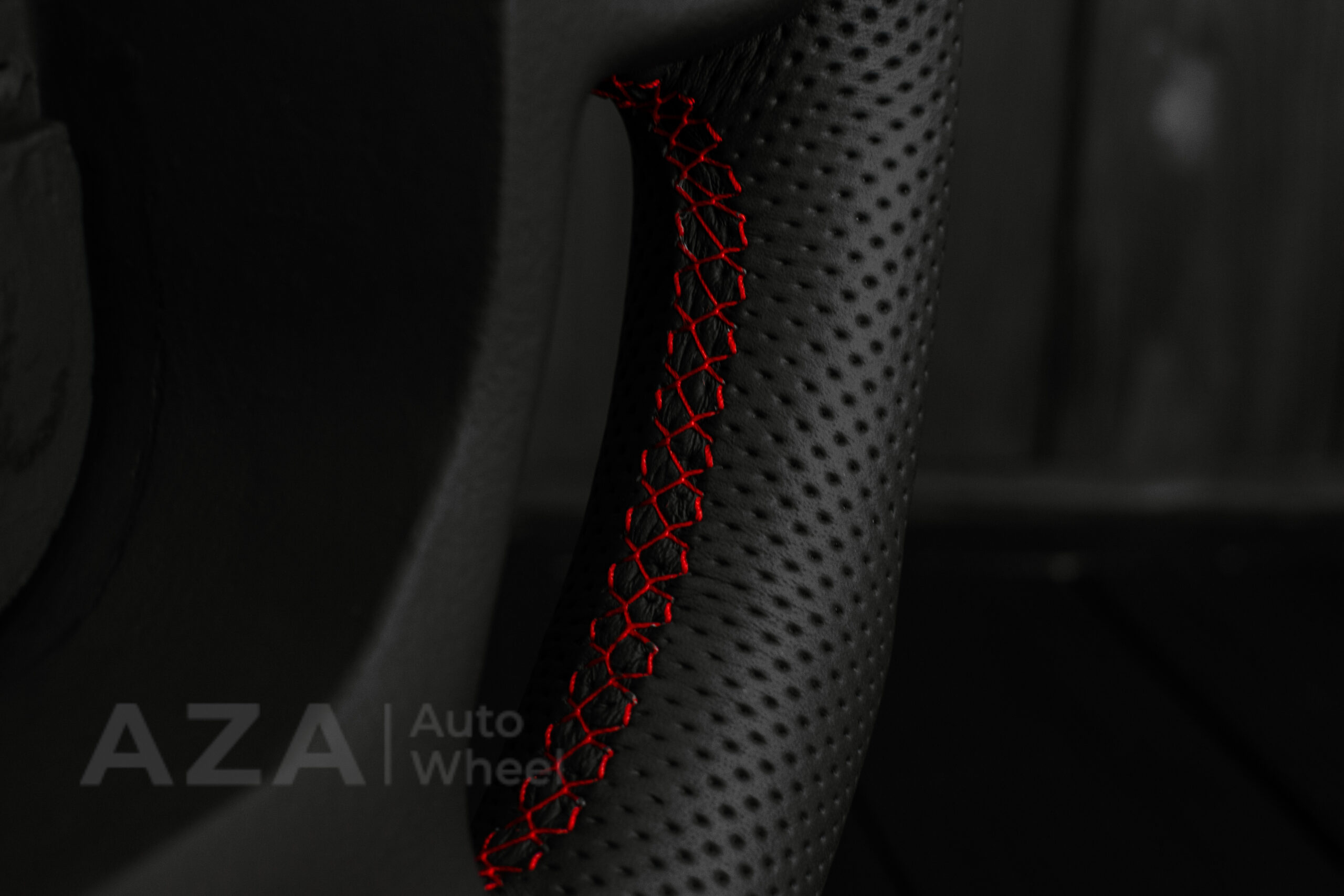 Steering wheel Chevrolet Camaro 2000-2002 (any color stripe and stitch) Napa/Perforated leather/Red stripe - Image 13