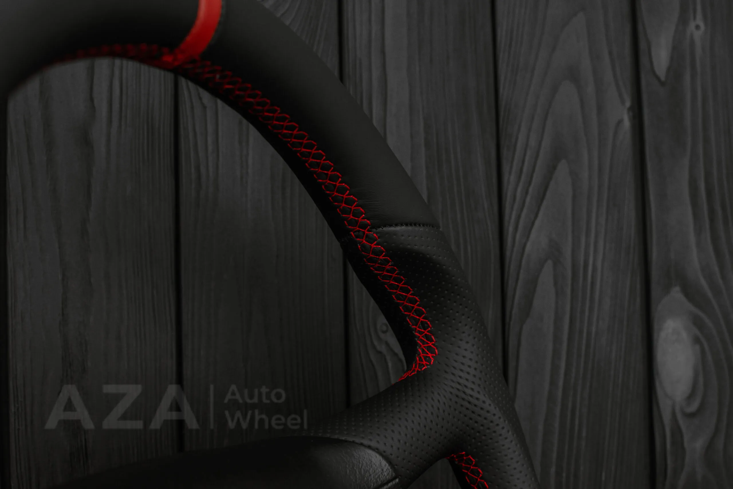 Steering wheel GM 1995-1997 GM, Tahoe, Silverado truck Napa/Perforated leather/Red stripe (can be any color) - Image 16