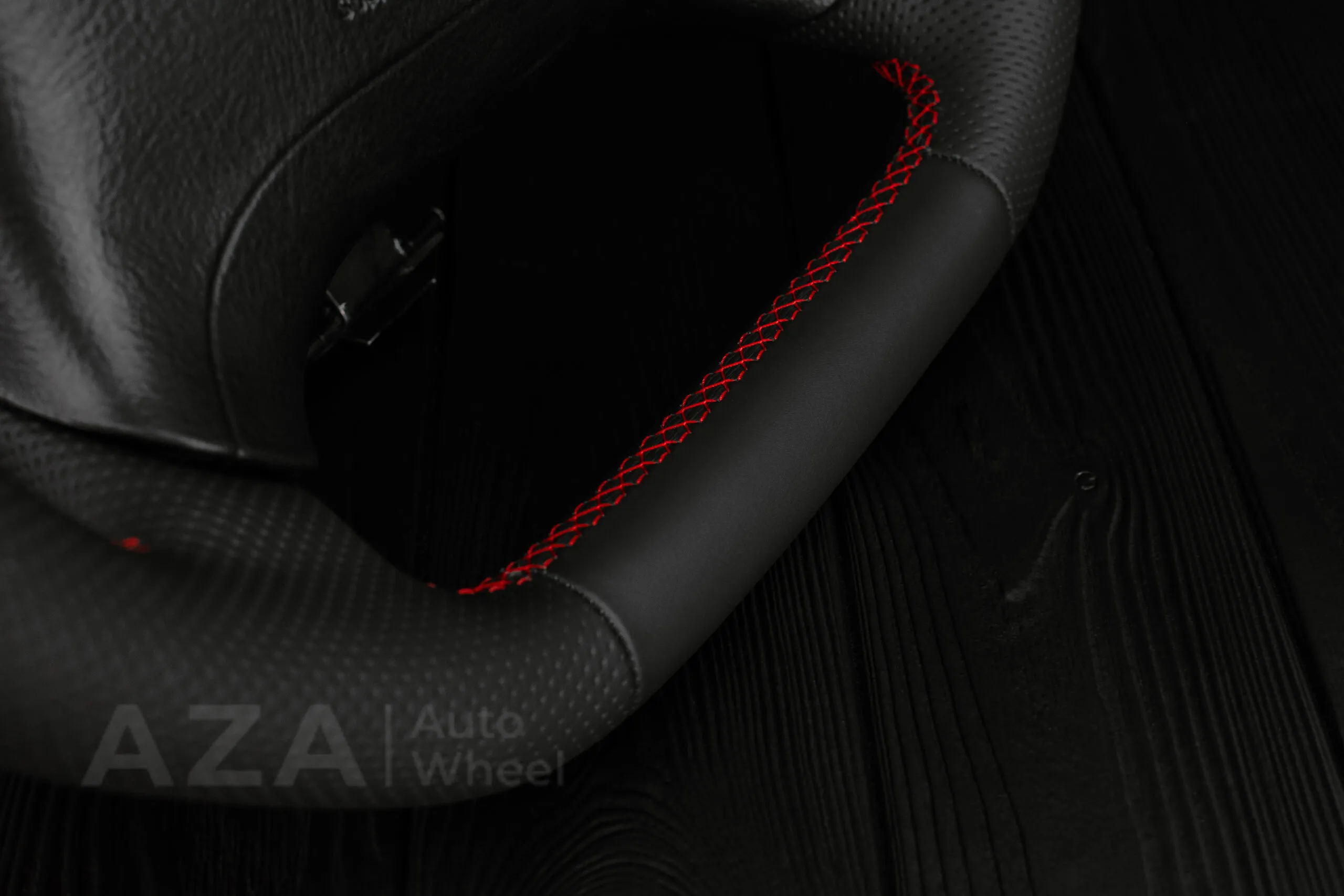 Steering wheel GM 1995-1997 GM, Tahoe, Silverado truck Napa/Perforated leather/Red stripe (can be any color) - Image 18