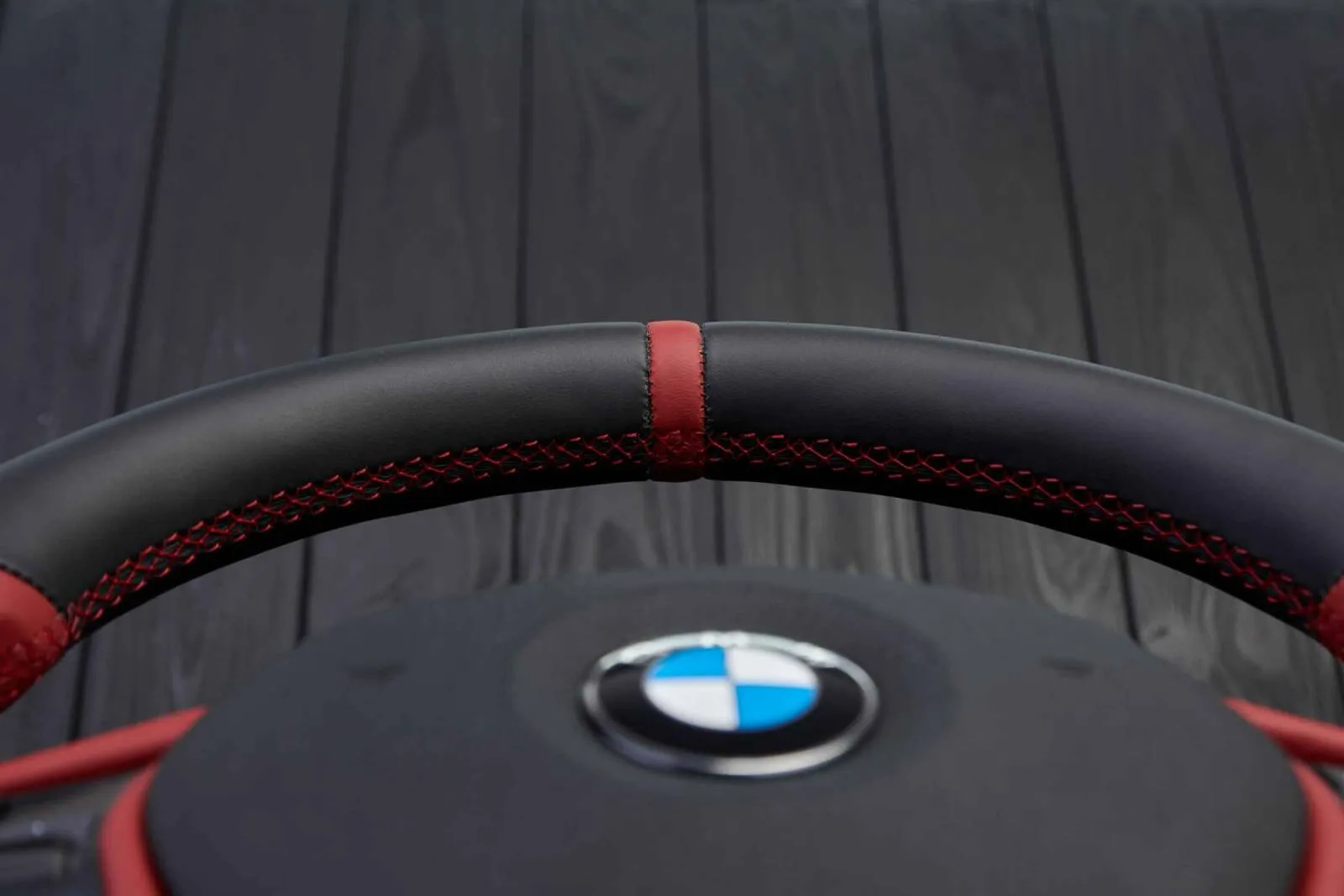 Steering wheel BMW F2X/F3X Napa/Red stripe - Image 12