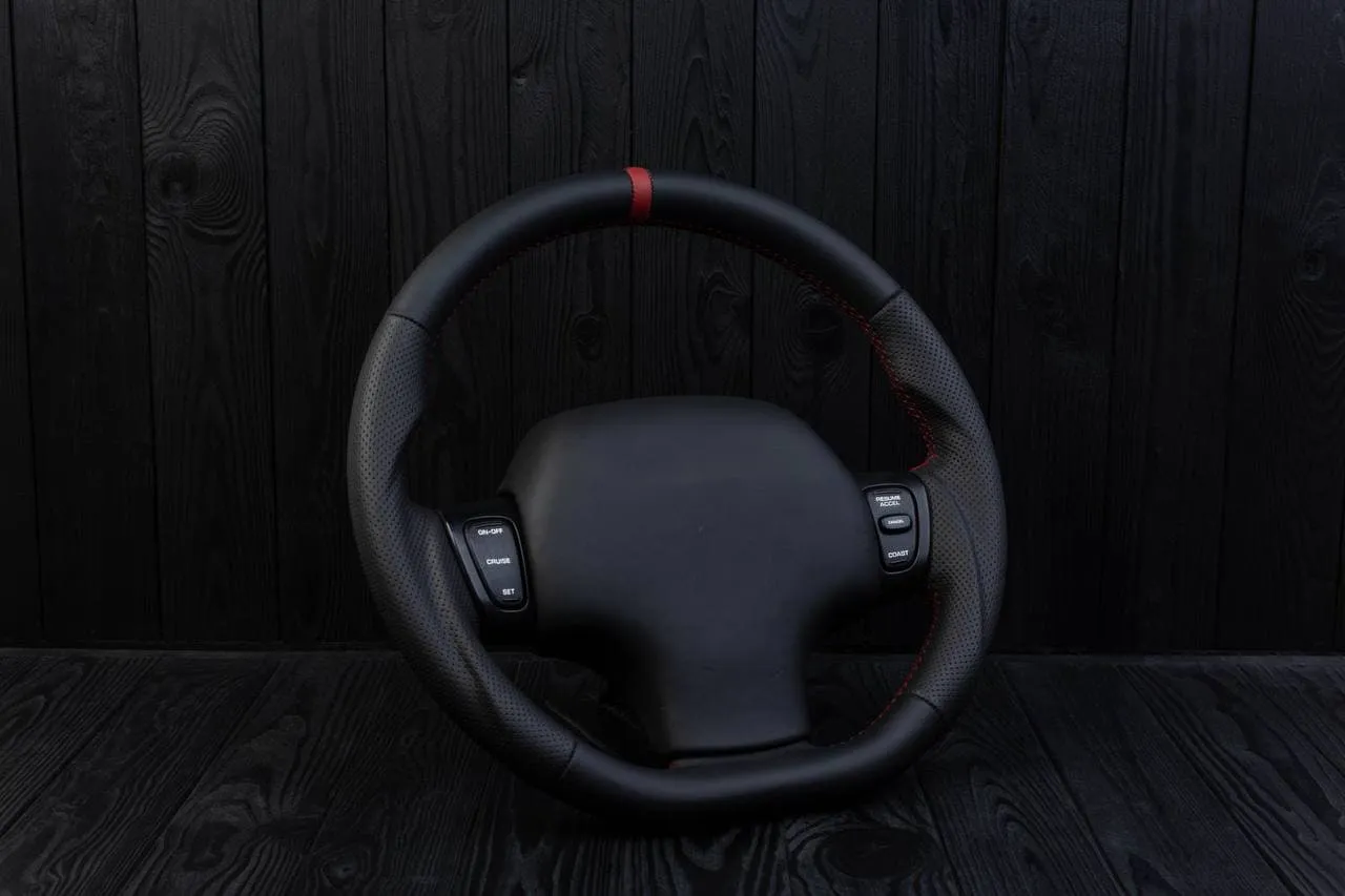 Steering wheel Chrysler/Plymouth Prowler Napa/Perforated leather/Red stripe - Image 3