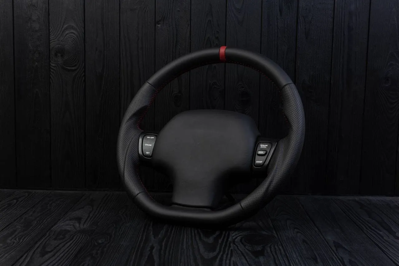 Steering wheel Chrysler/Plymouth Prowler Napa/Perforated leather/Red stripe - Image 5