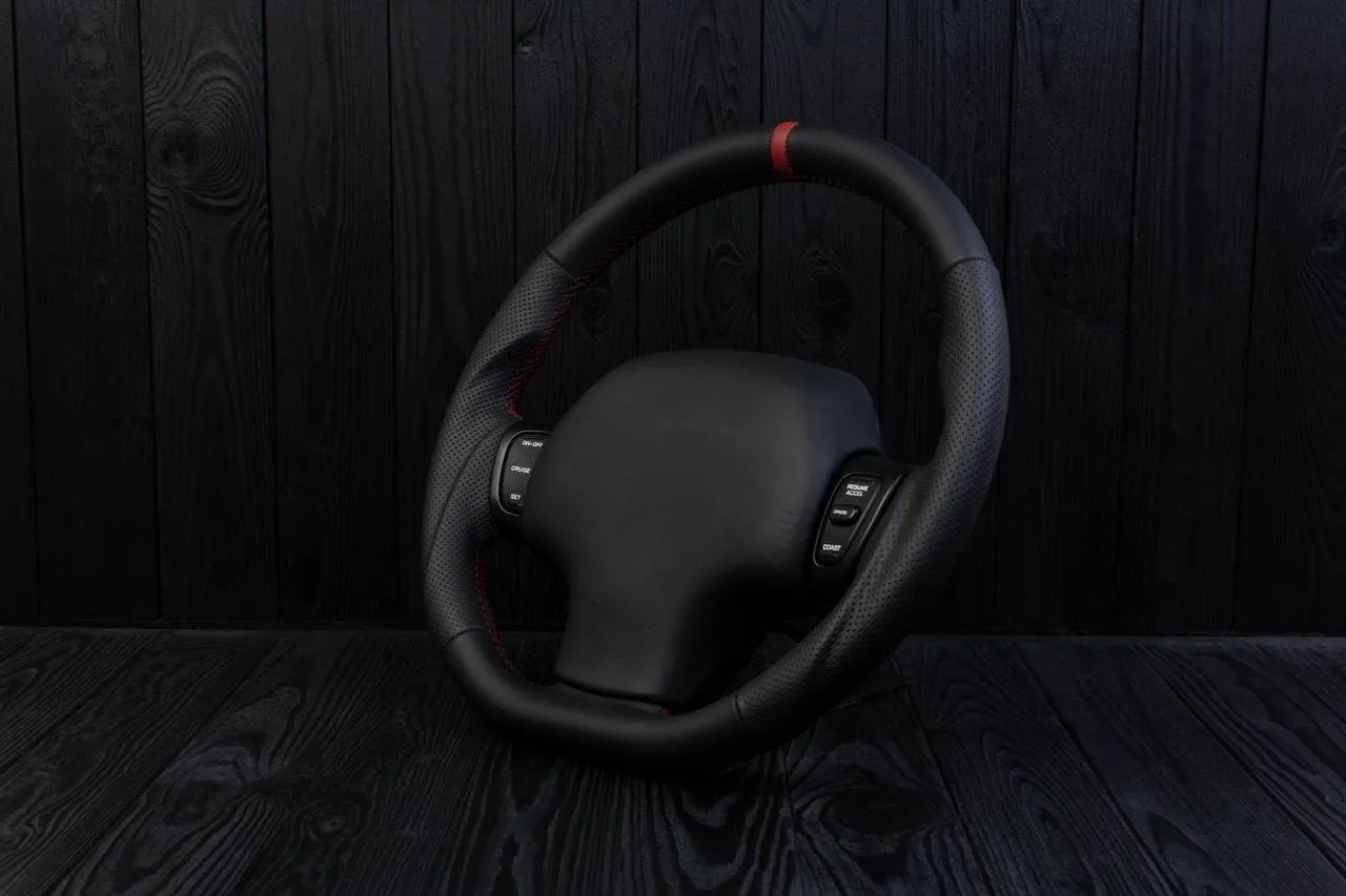 Steering wheel Chrysler/Plymouth Prowler Napa/Perforated leather/Red stripe - Image 6