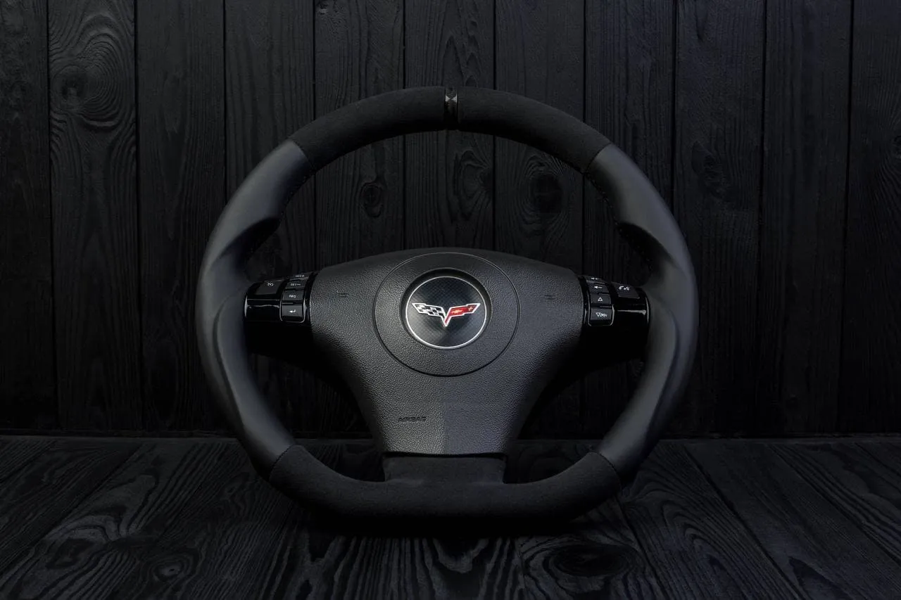 Steering wheel 2006-2011 Corvette C6 Napa/Alcantara/Carbon stripe