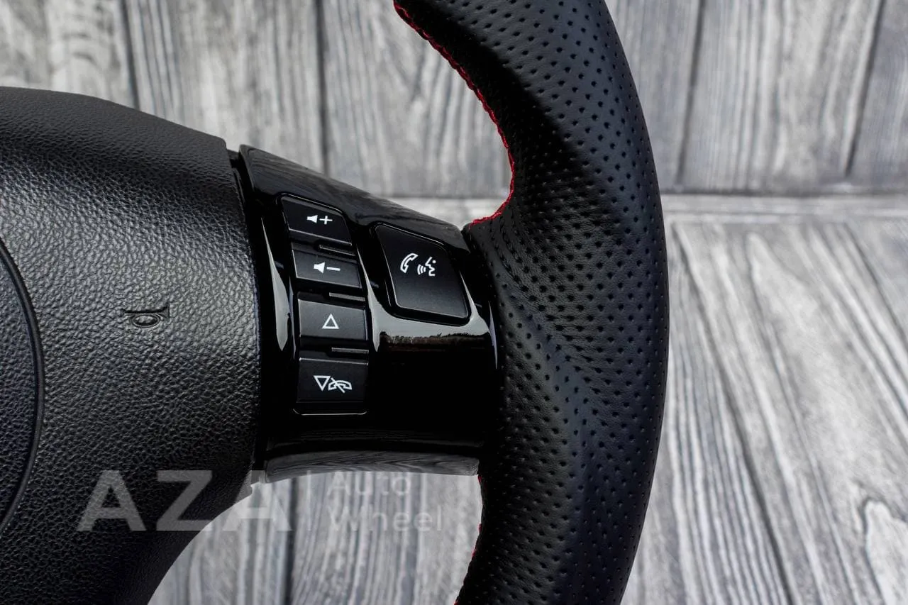 Steering wheel 2006-2011 Corvette C6 Napa/Perforated leather/Red stripe - Image 9