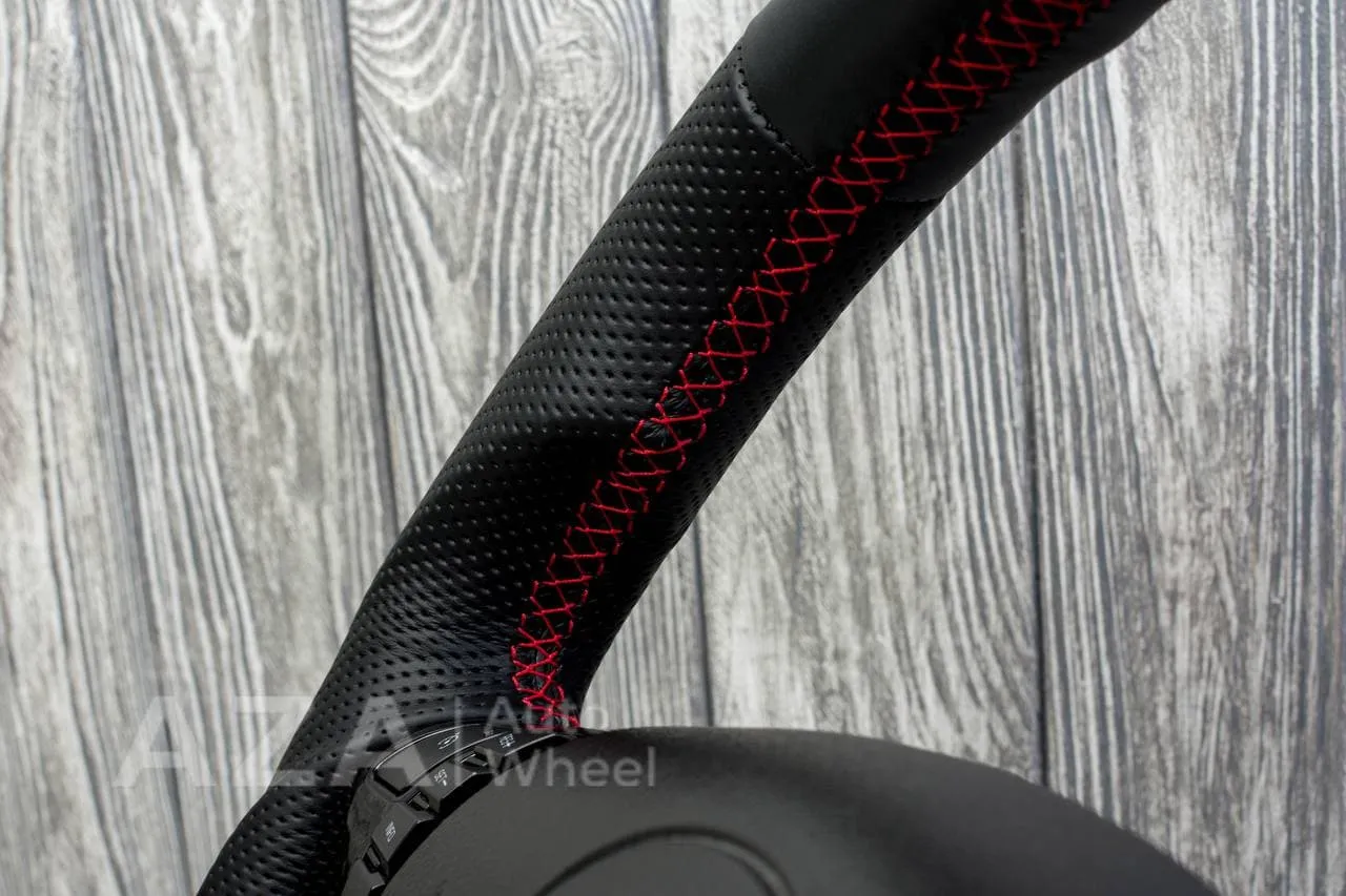 Steering wheel 2006-2011 Corvette C6 Napa/Perforated leather/Red stripe - Image 11