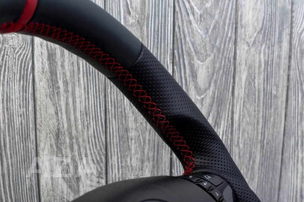 Steering wheel 2006-2011 Corvette C6 Napa/Perforated leather/Red stripe - Image 12