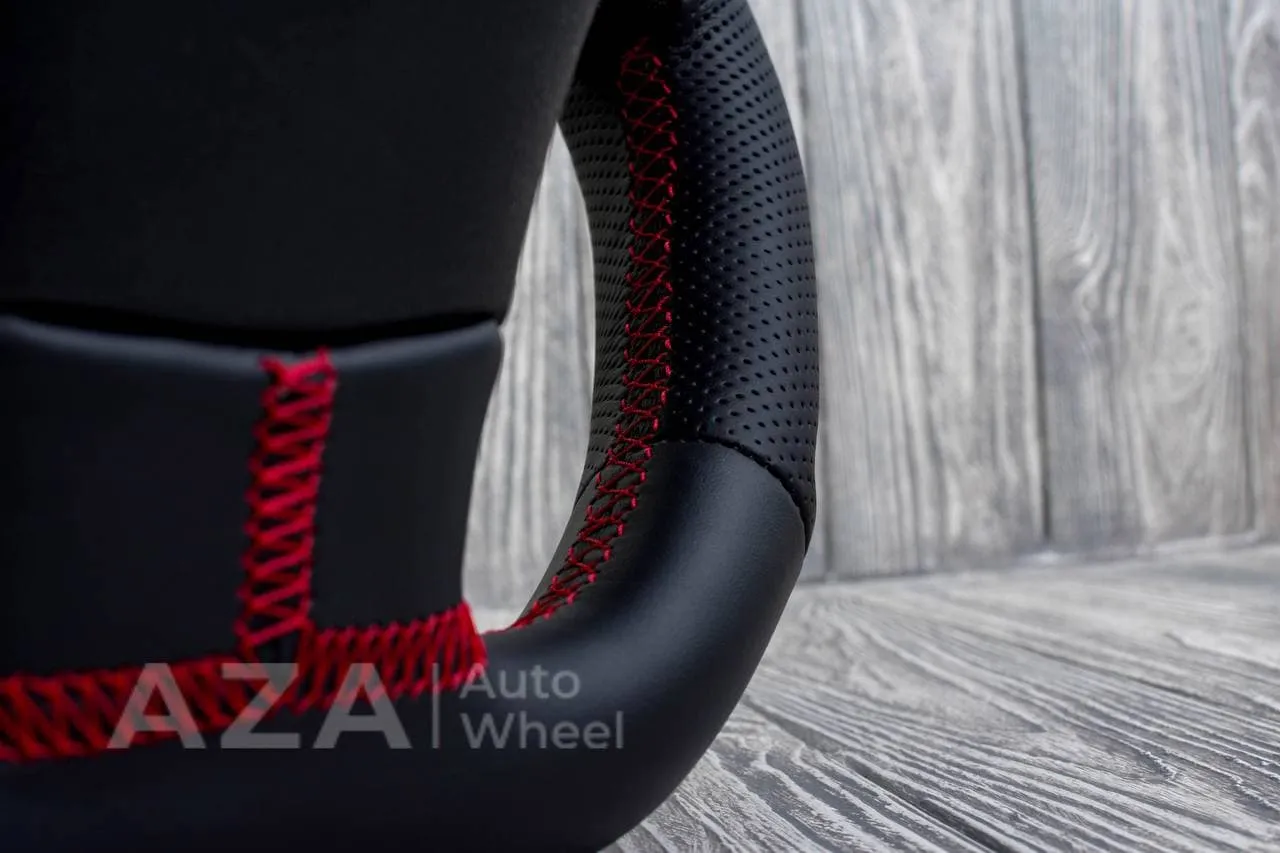 Steering wheel 2006-2011 Corvette C6 Napa/Perforated leather/Red stripe - Image 14
