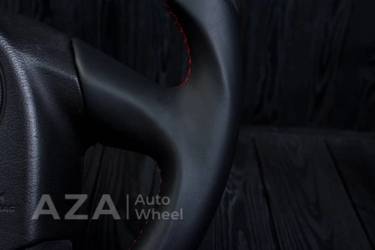 Steering wheel 2005 Corvette Napa/Alcantara/Red stripe - Image 9