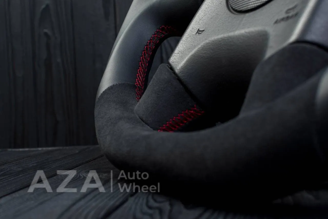 Steering wheel 2005 Corvette Napa/Alcantara/Red stripe - Image 11