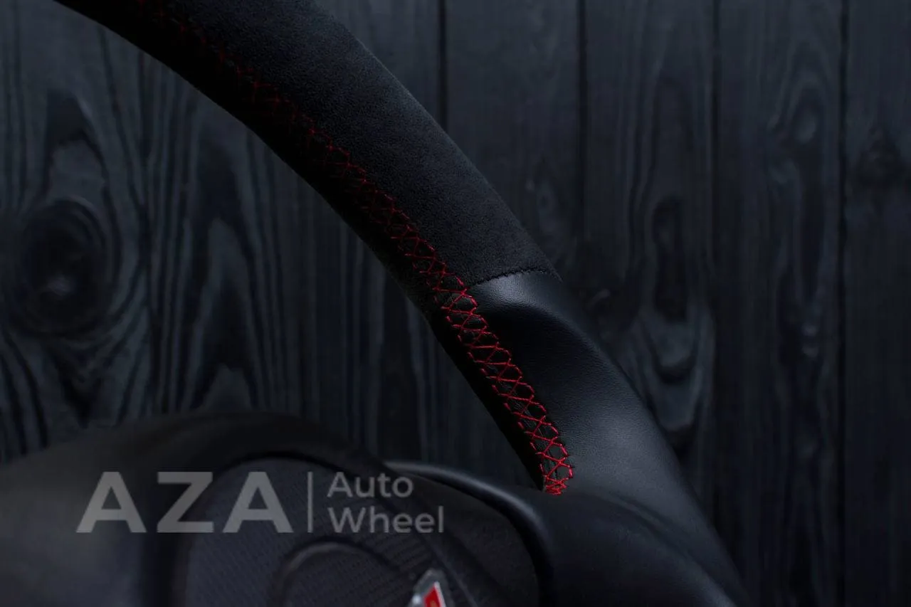 Steering wheel 2005 Corvette Napa/Alcantara/Red stripe - Image 14