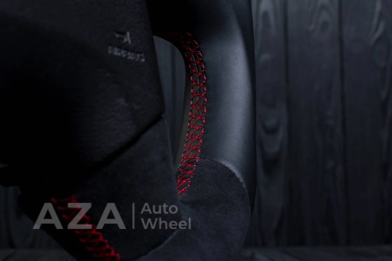 Steering wheel 2005 Corvette Napa/Alcantara/Red stripe - Image 16