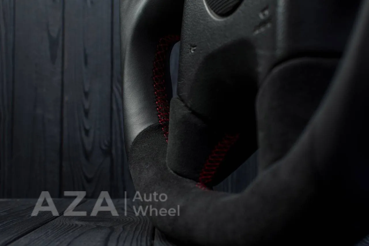 Steering wheel 2005 Corvette Napa/Alcantara/Red stripe - Image 17