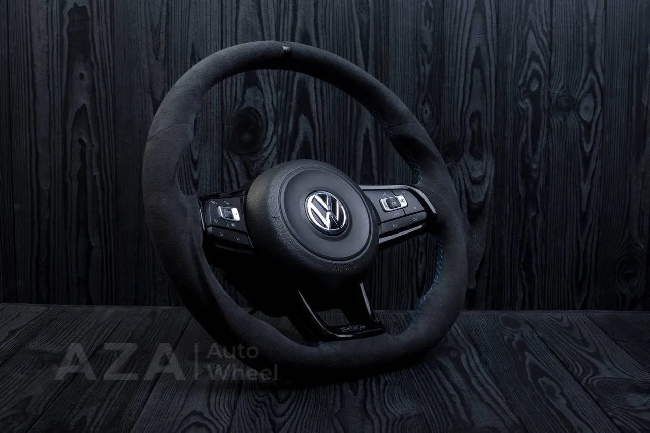 Custom Steering wheel Volkswagen 2015-2019 MK7 GTI Alcanatara/Carbon stripe - Image 6