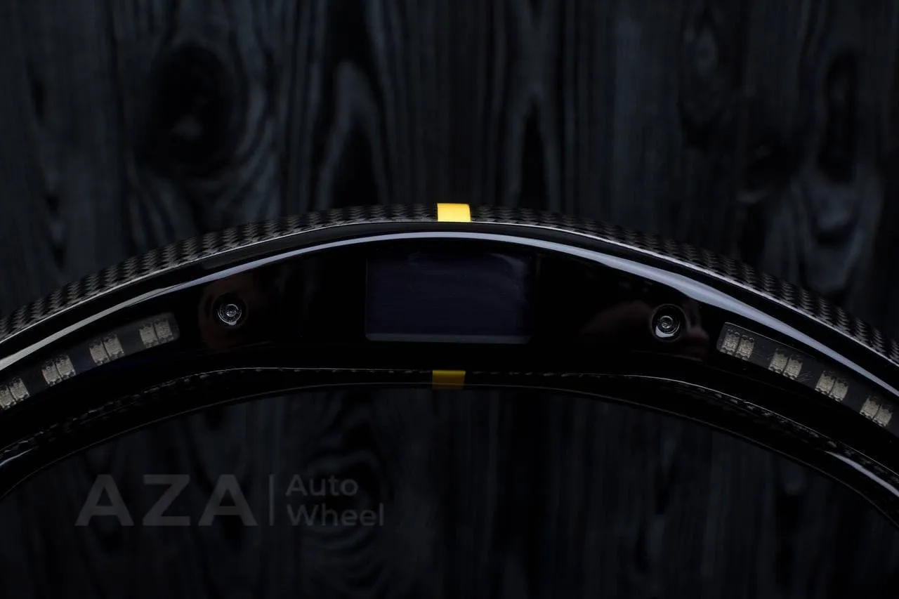 Steering wheel Chevrolet Camaro 2016+ Carbon fiber/Forged Carbon ZL1/SS trim/Perforated leather/Led screen - Image 7