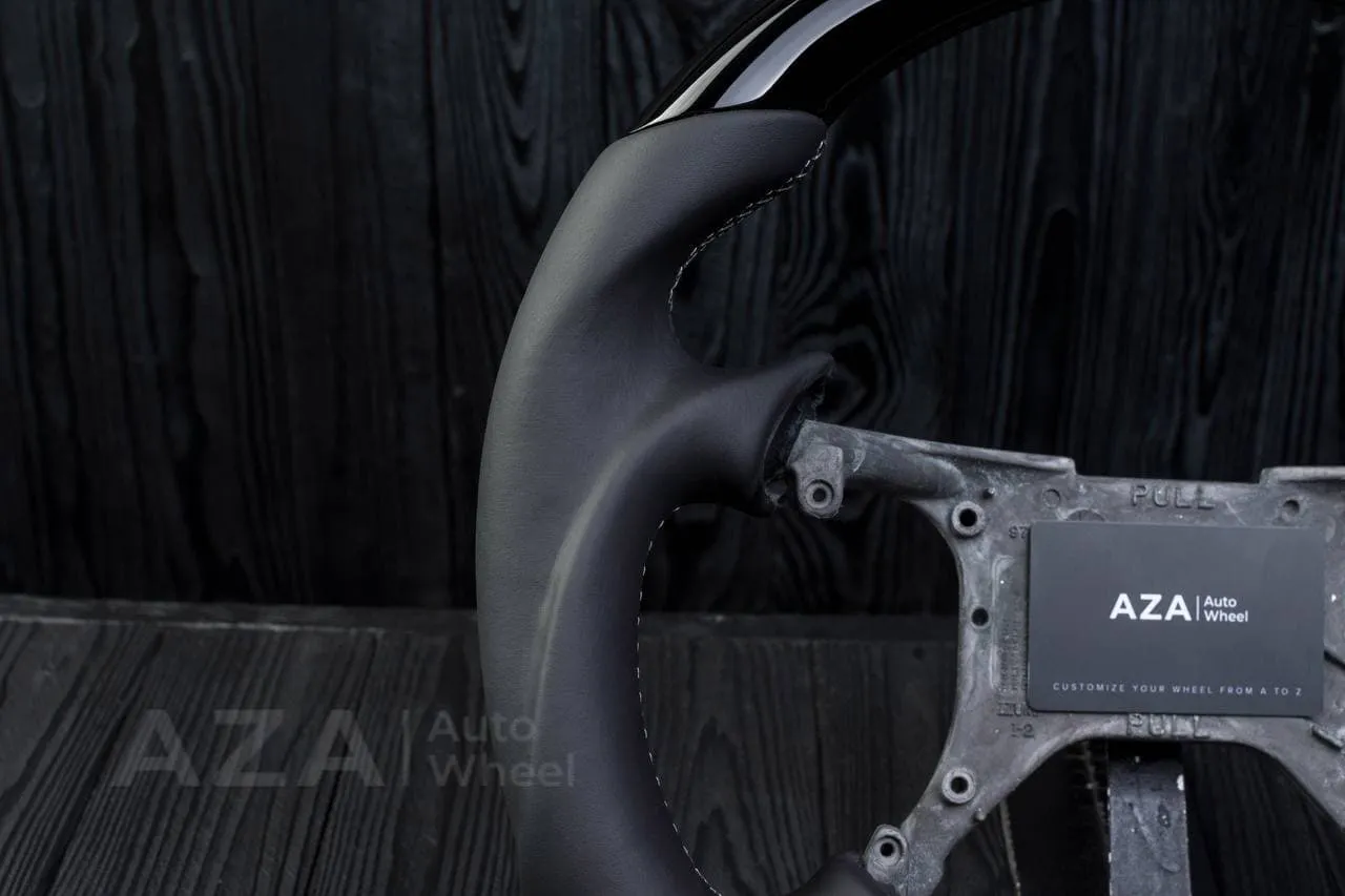 Steering wheel Ford Lightning/Ranger/Explorer 99-2004 Piano black Napa/Gray details (can be any color per request) - Image 10