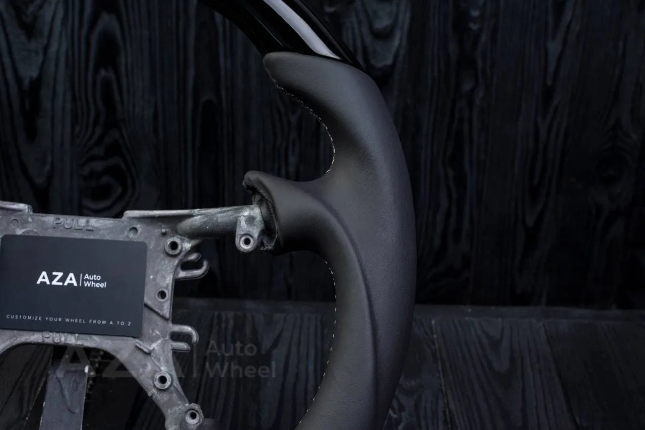 Steering wheel Ford Lightning/Ranger/Explorer 99-2004 Piano black Napa/Gray details (can be any color per request) - Image 11