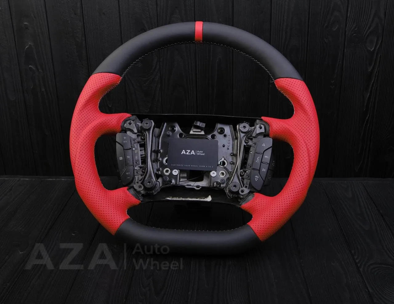 Steering wheel Chevrolet Impala 2006-2013 Napa/Perforated leather/Red stripe
