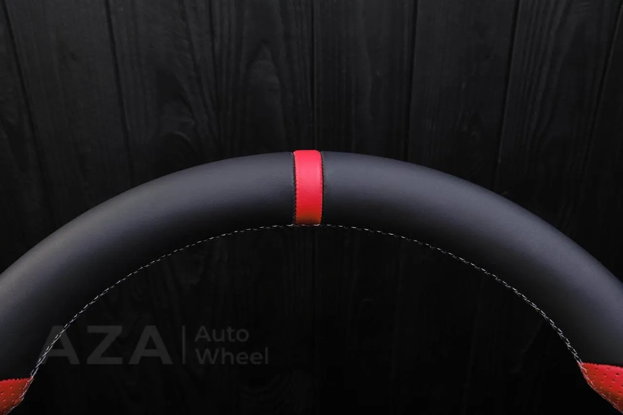 Steering wheel Chevrolet Impala 2006-2013 Napa/Perforated leather/Red stripe - Image 7