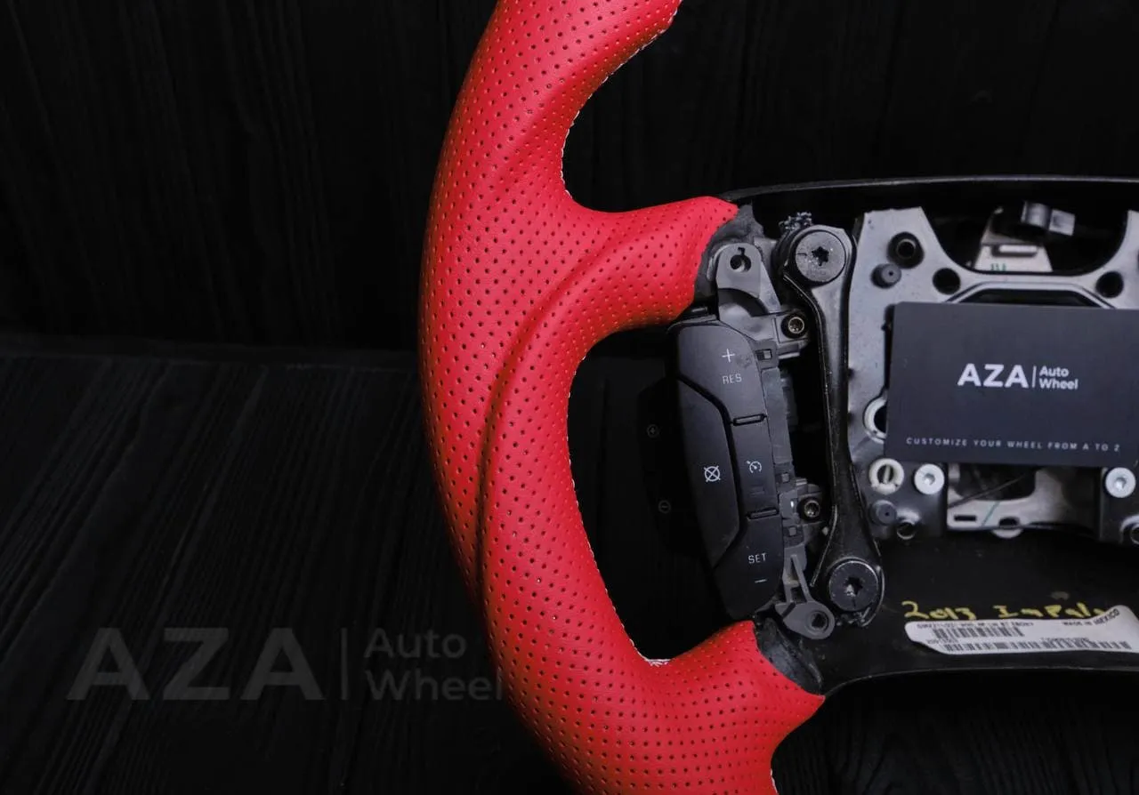 Steering wheel Chevrolet Impala 2006-2013 Napa/Perforated leather/Red stripe - Image 10