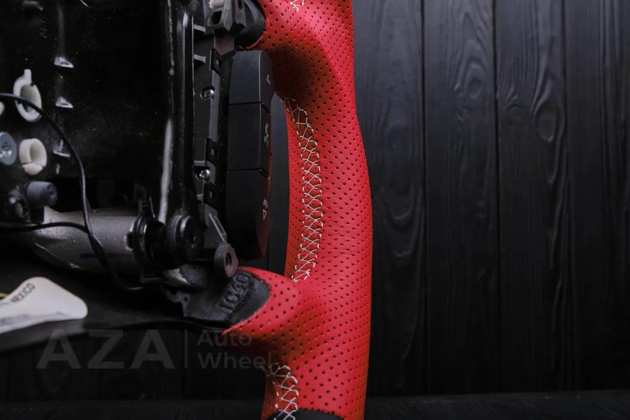 Steering wheel Chevrolet Impala 2006-2013 Napa/Perforated leather/Red stripe - Image 15