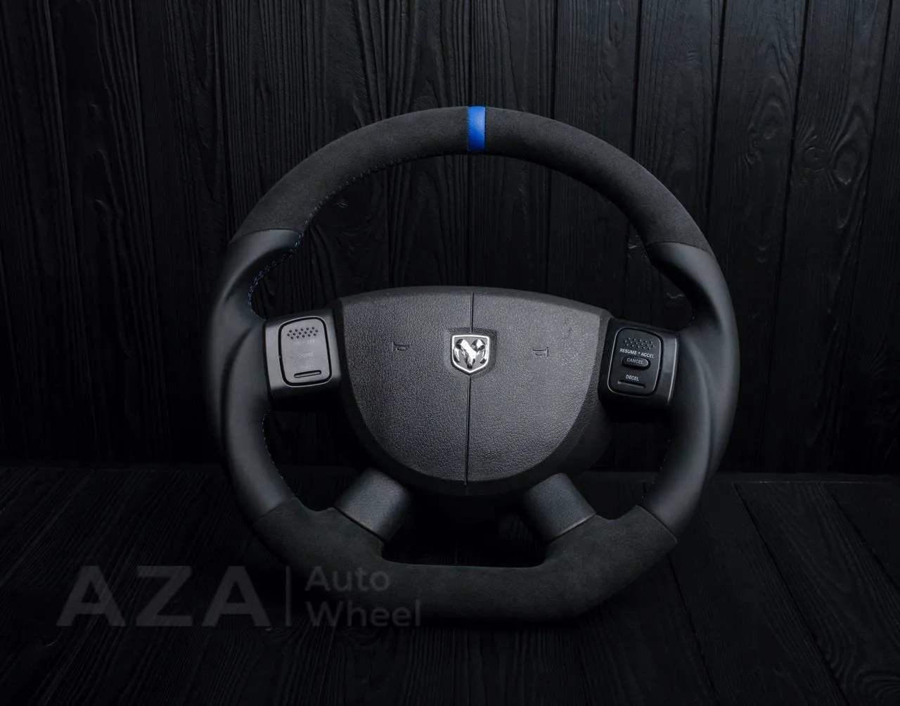 Steering Wheel Dodge 2004-2008 Napa/Alcantara/Blue stripe