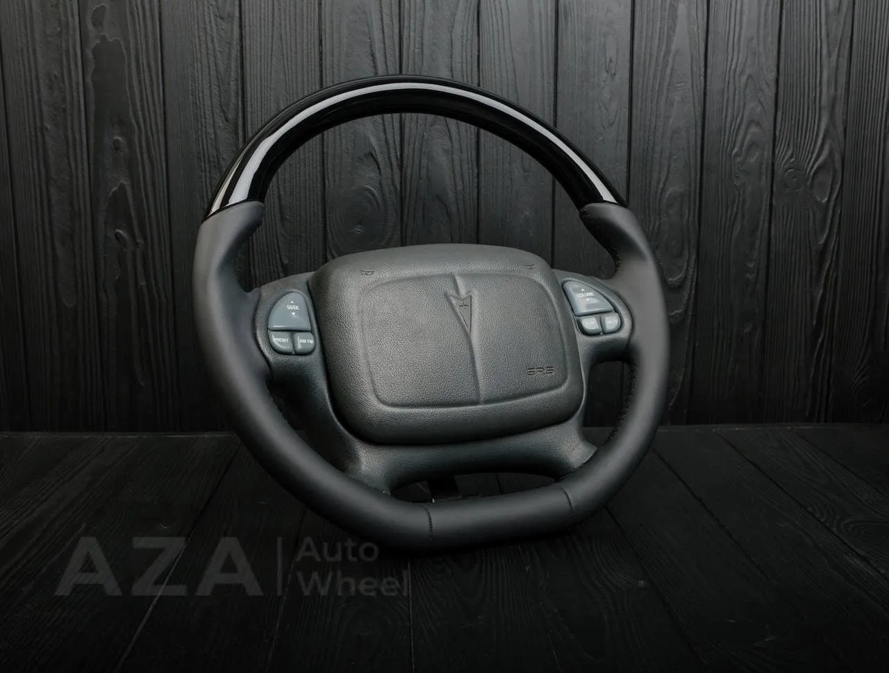 Steering wheel Chevrolet Camaro 2000-2002 (can be any color stripe and stitch) Napa/Gloss black - Image 5