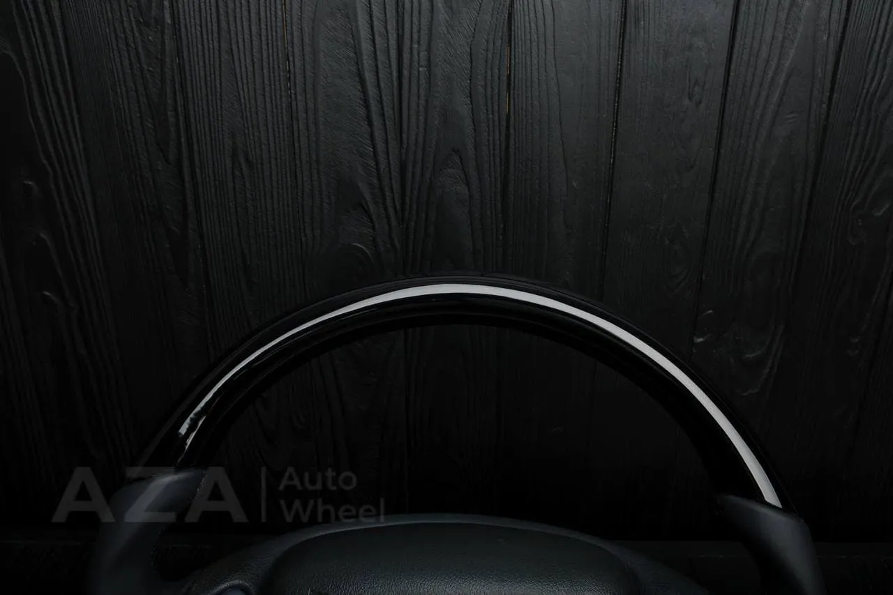 Steering wheel Chevrolet Camaro 2000-2002 (can be any color stripe and stitch) Napa/Gloss black - Image 7
