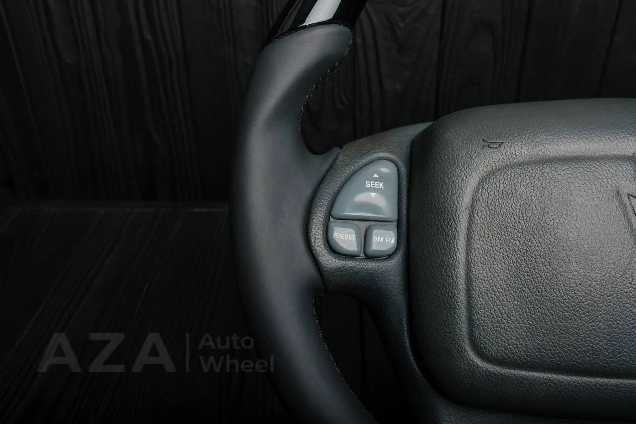 Steering wheel Chevrolet Camaro 2000-2002 (can be any color stripe and stitch) Napa/Gloss black - Image 8