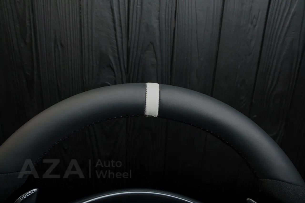 Steering Wheel Mercedes AMG C63 E63 GLE63 GLS63 CLS63 S63 Carbon Fiber/Alcantara/Gray Stripe - Image 7