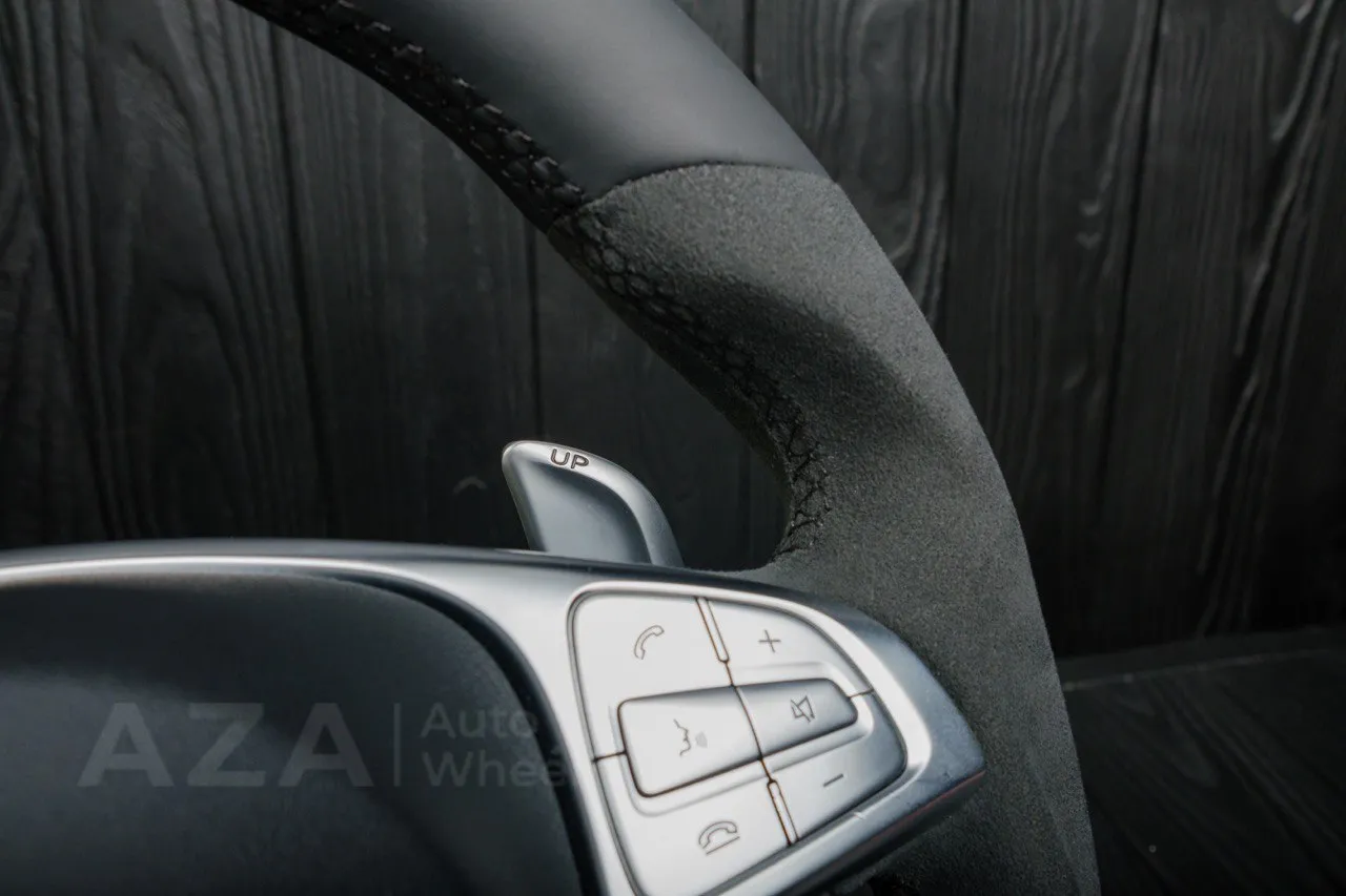 Steering Wheel Mercedes AMG C63 E63 GLE63 GLS63 CLS63 S63 Carbon Fiber/Alcantara/Gray Stripe - Image 13