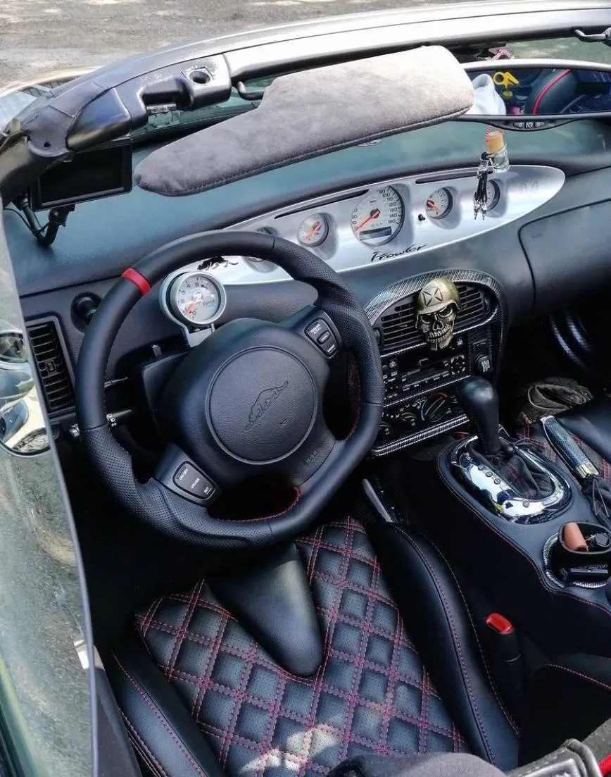 Steering wheel Chrysler/Plymouth Prowler Napa/Perforated leather/Red stripe - Image 16