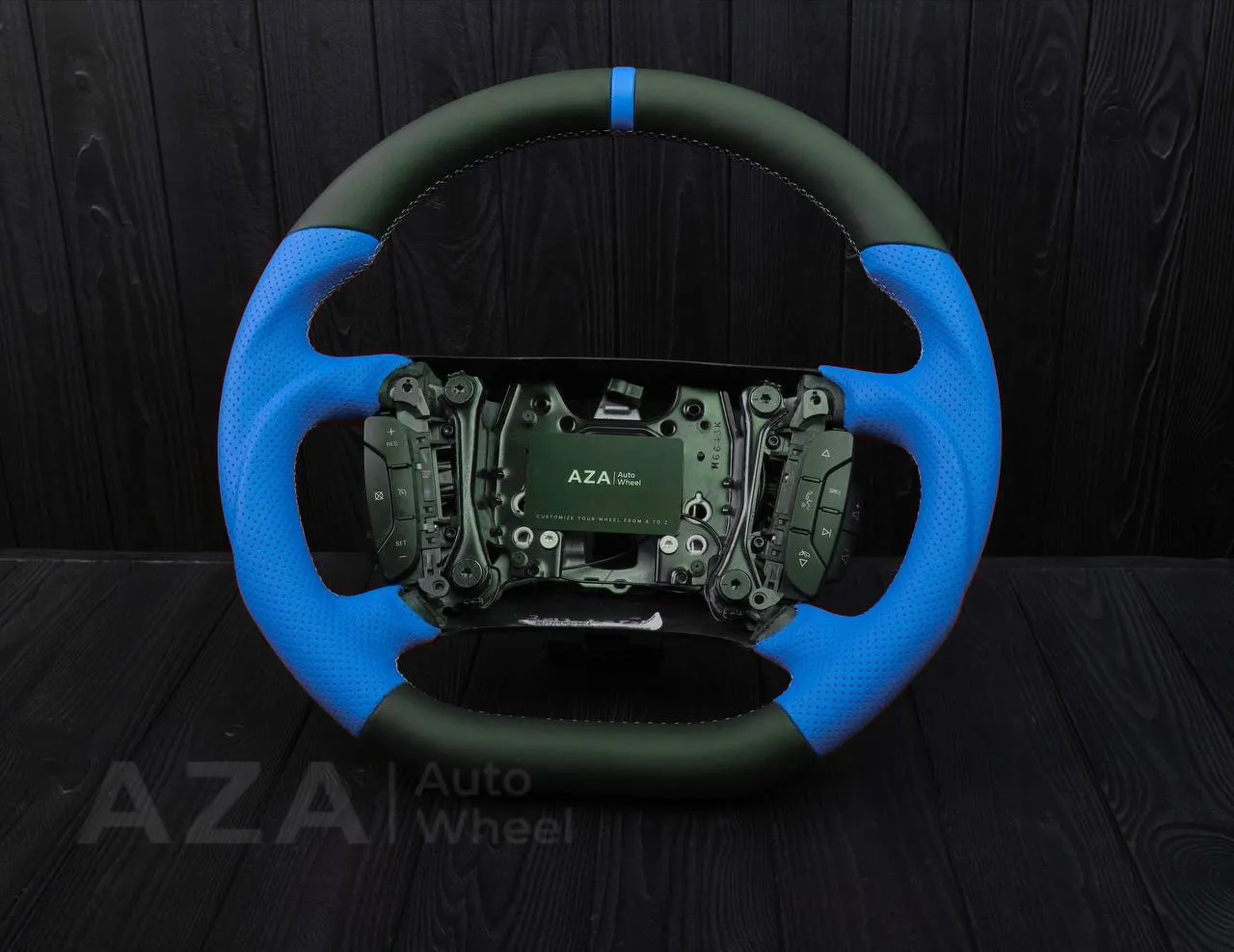Steering wheel Chevrolet Impala 2006-2013 Napa/Perforated leather/Blue stripe