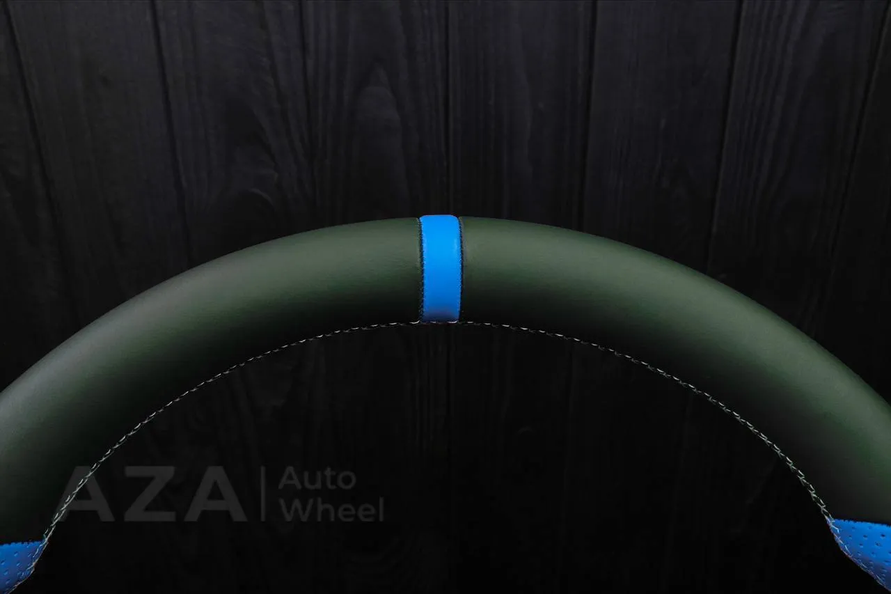 Steering wheel Chevrolet Impala 2006-2013 Napa/Perforated leather/Blue stripe - Image 11