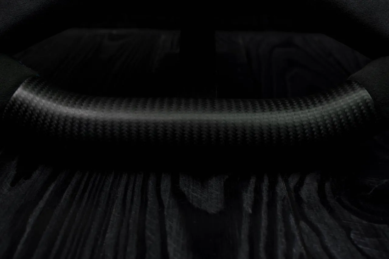 Steering Wheel Mercedes G63 ML63 GL550 GL63 ML550 ML350 AMG Custom matte сarbon fiber/Alcantara/Blue stripe - Image 11