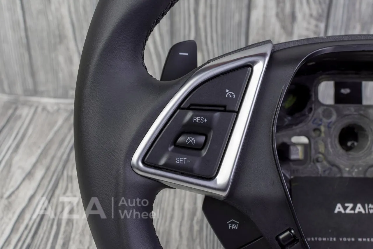 Steering wheel Chevrolet Camaro 2016+ Flat top Napa/Perforated leather/Black stripe - Image 6