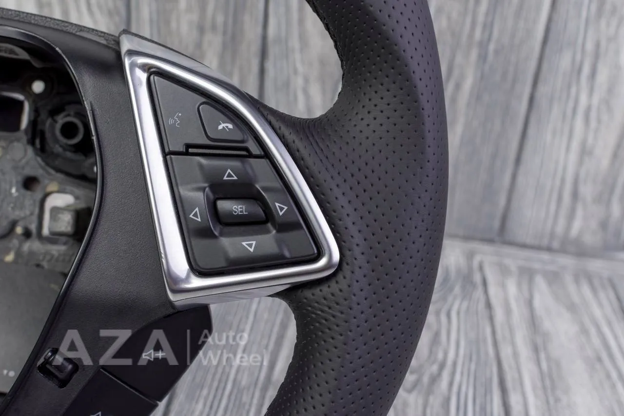 Steering wheel Chevrolet Camaro 2016+ Flat top Napa/Perforated leather/Cinnamon stripe - Image 8