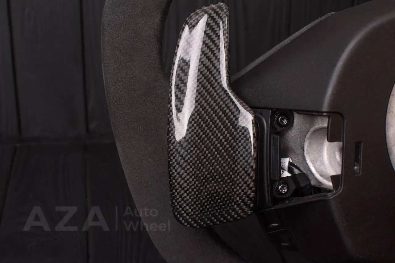 Steering wheel Corvette C8 Jet style Carbon fiber/Alcantara (can be any color) - Image 13