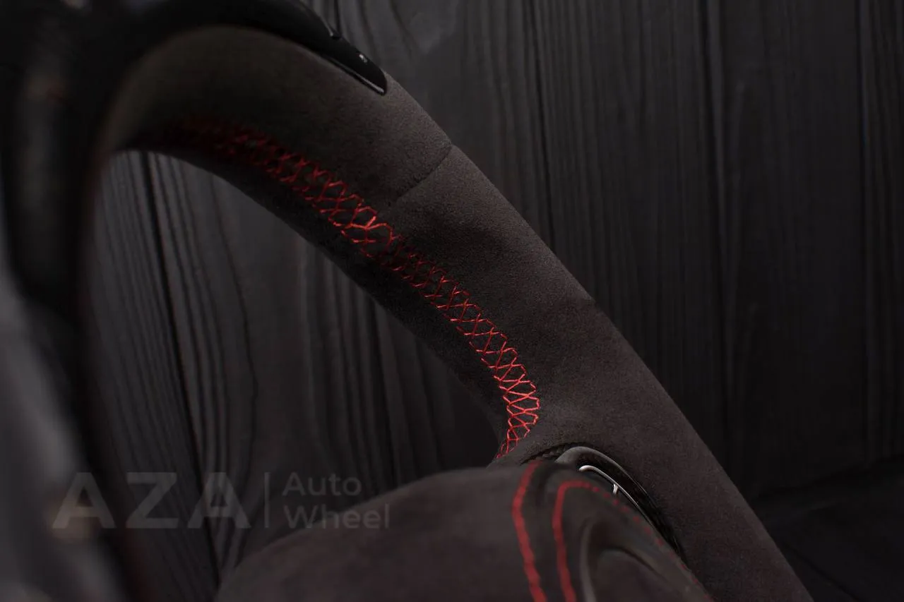 Steering wheel Dodge Viper Gen 5 Carbon fiber trim/Alcantara air bag/Led screen (stitching can be any color per request) - Image 13