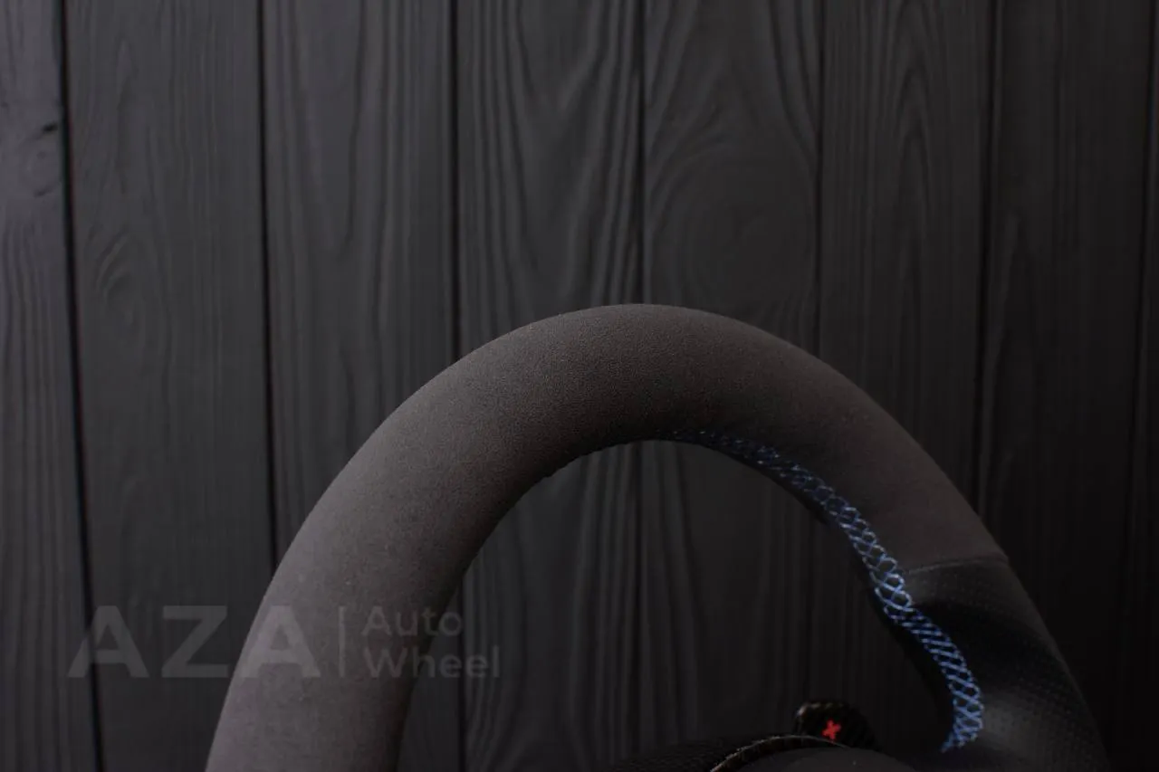 Steering wheel TOYOTA SUPRA A90/A91+ 2020+ Carbon fiber/Perforated leather/Alcantara (can be any color) - Image 9